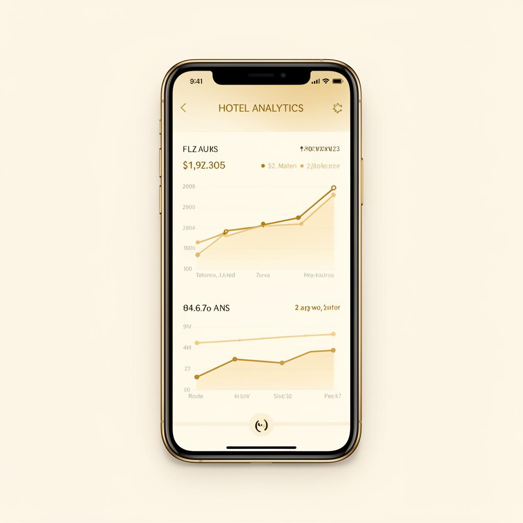 Hotel-Analytics auf dem Smartphone